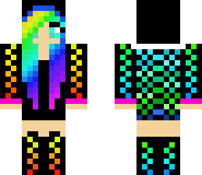modified rainbow girl
