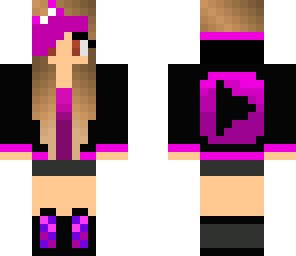 youtube girl with died hair
