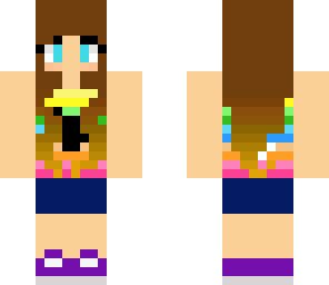 rainbow shirt girl