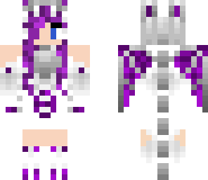 white and purple dragon queen
