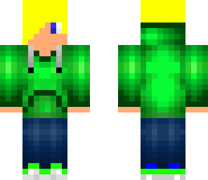 green hoddie