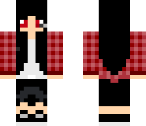 red plaid shirt girl