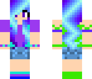 purple blue