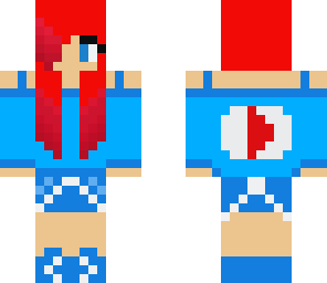 blue youtube girl