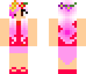 girl with flower