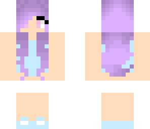 purple hair girl