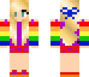 rainbow girl
