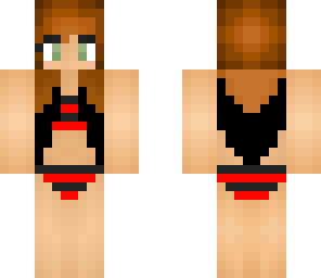emo bikini girl