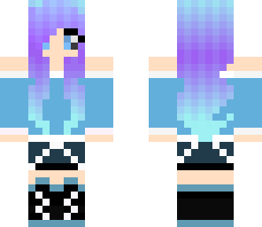 blue hair