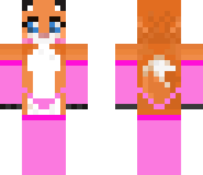 sexy pink fox girl