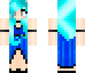 blue hair girl