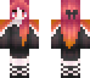 red girl shaded