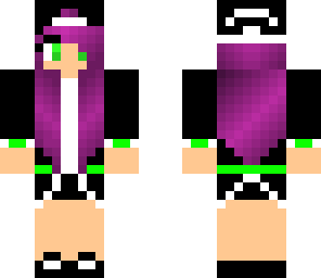 purple tomboy girl