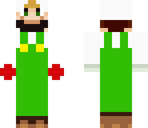fire luigi with fire balls in his hands