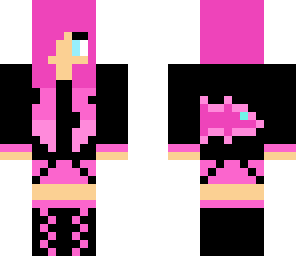 cute pink fish girl