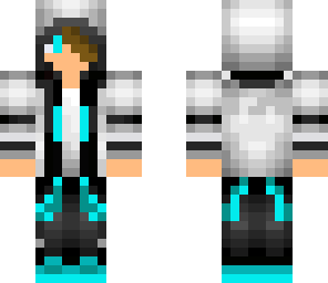 whit and blue teenager