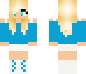 blue girl
