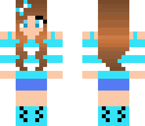 sweet blue girl