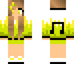 yellow music girl
