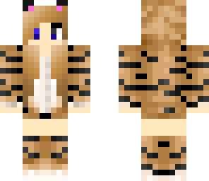 girl in tiger suit