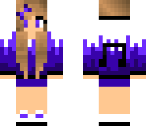 purple music girl