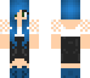 blue hair edit