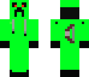creeper in a hoodie