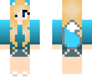 blue fox girl