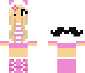 pink mustache