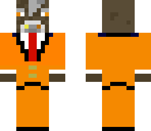orange business cow