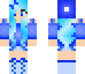 cute blue girl
