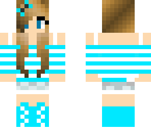 striped girl
