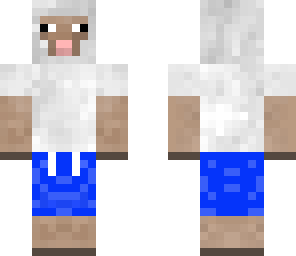 sheep swimmer