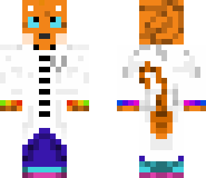 cute fox scientist