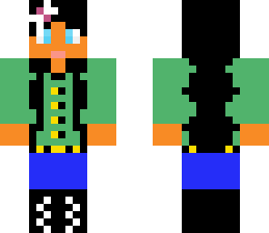 girl with hair bow