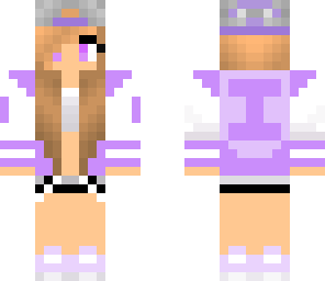 cute purple girl