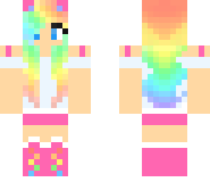 rainbow girl edit