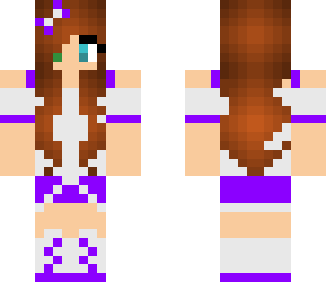 cute girl purple