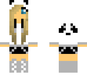 ligh gray panda