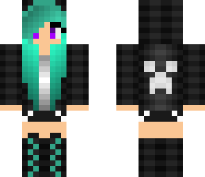 kat girl with hoodie