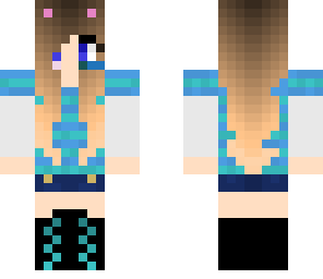 cute blue girl