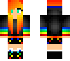 flamingrainbow girl