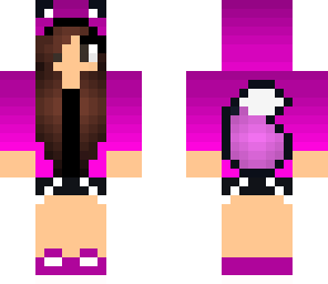 pink wolf girl