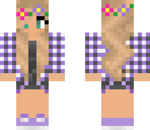 floral hair girl