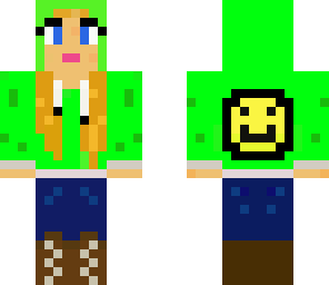 green jacket girl