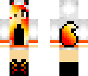 fire wolf girl