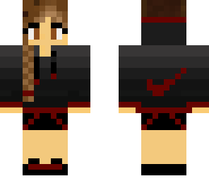 red nike girl