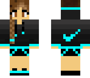 blue nike girl edit