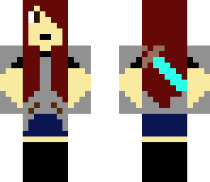 erza with diamond sword