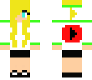 blonde youtuber girl